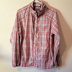 Columbia plaid spring jacket Columbia jacket Columbia
